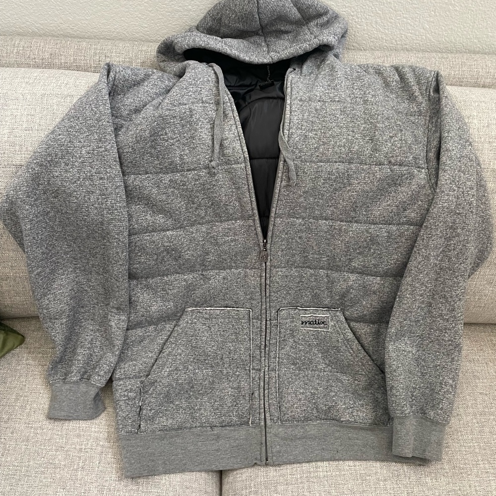 Matix Puffy Lightweight Zip Up Hoodie